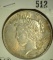1925 P Peace Silver Dollar