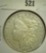 1921 S Morgan Silver Dollar.