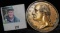 Souvenir Penny of Roanoke. Depicts an early stylized portrait of George Washington. 73mm. Copper ove