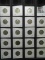 19-piece Set of all different 1965-1979 date or Mint mark Washington Quarters. All carded.
