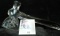 Clear Glass Axe. Made by the Libbey Glass Co. of Toledo, Ohio for the 1893 World's Fair. One side st