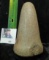 Prehistoric Stone Pestle, likely used for grinding materials such as grains, nuts, or pigments. Labe