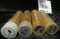 1959 P, D, 60 P, & D Solid date Rolls of BU Lincoln Cents. Stored in plastic tubes.