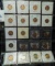 Mostly high grade Lincoln Cents datin 1961 D to 73 S in a 20-pocket plastic page