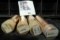 1982 Large Date Copper; 2006 P, 2010 P, & D Gem BU Solid date rolls of Lincoln Cents stored in hard