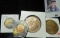Religious Bronze Medallion; 1982 Victoria B.C. Canada Dollar; 1976 Iowa 