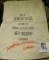 Large Canvas Money Bag 