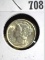 1939 D Mercury Dime, Brilliant Uncirculated. Split Bands.