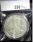 1969 Large Silver Peso from the Philippines. BU.