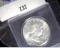 1963 P Franklin Half Dollar, BU. In Snaptight case.