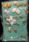 Large group of fancy 1950 era Earrings for pierced ears, appear to be unused.