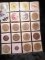 20-Pocket Plastic Page full of Fiber Tokens, Wooden Nickels, and Good Fors. All ready for the show i