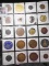 20-Pocket Plastic Page full of Medals, Tokens, and etc. All ready for the Coin show.