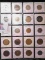 20-Pocket Plastic Page full of Medals, Tokens, & Foreign Coins. All ready to attend the coin show.