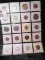 20-Pocket Plastic Page full of Foreign Coins. All ready to attend the coin show.