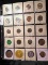 20-Pocket Plastic Page with (20) Tokens, medals, and etc. All ready for the Coin show.