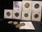 1942 D T.1 WW II era Nickel & (10) Silver World War II Jefferson Nickels, some are carded all need r