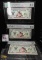 Three Consecutive number $1 1987 Disney Dollar slabbed indivdually by PMG as 