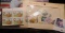 Block of Four Mint .65 p. Stamps, Mint condition; & mixed packet of Foreign Stamps.