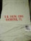 Large Canvas Money Bag 