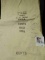 Large Canvas Money Bag 