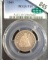 1849 Type 2, No Motto U.S. Seated Liberty Quarter, PCGS slabbed CAC Green Sticker F15. The year of t