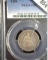 1858 P Type 2 No motto U.S. Seated Liberty Quarter, slabbed PCGS F15. 8 exist in this grade.