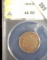 1868 U.S. Two Cent Piece, ANACS slabbed AU50.