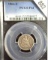 1866 S U.S. Seated Liberty Dime, slabbed PCGS F12. Only 135,000 ever minted.