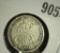 1864 S U.S. Seated Liberty Dime, Fine. One of the scarce Civil War Years. 230,000 minted.