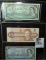1867 1967 Centennial of Canadian Confederation Dollar; 1986 Bank of Canada $2; & 1954 Bank of Canada