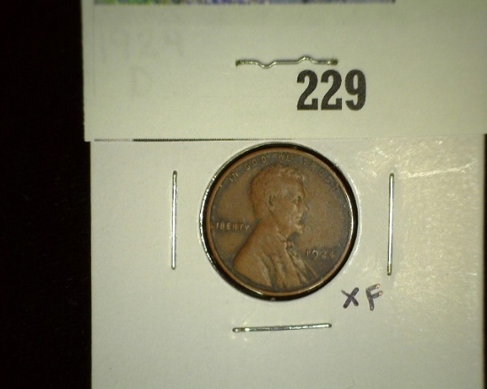 1924-D Â   Lincoln Cent - Key Date, EF.