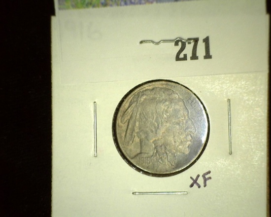1916 P Buffalo Nickel, EF.