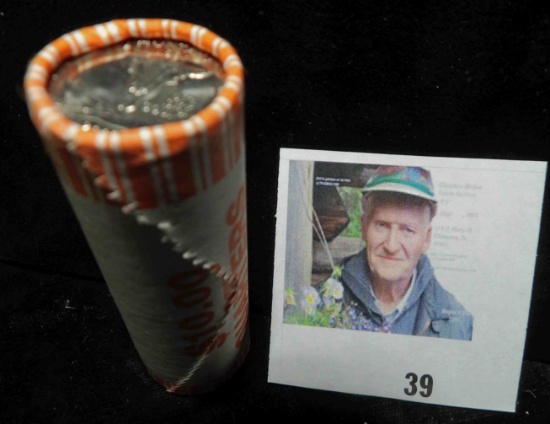 2007 D Original Bank-wrapped Roll of Montana Statehood Quarters, Gem BU.