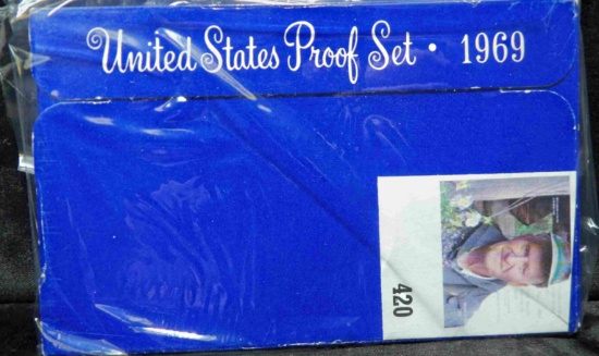 1969 S U.S. Proof Set, Original as issued.