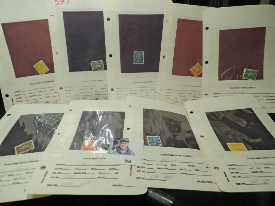 Collection of early Mint, unused Canada Stamps. Scott # 110, 169, 170, 172, 205-207, 214, & 234.