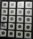 19-piece Set of all different 1965-1985 date or Mint mark Washington Quarters. All carded.