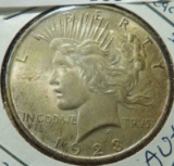 1923 Peace Dollar - AU+