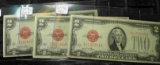 Group of 3 Series 1928 G  $2 Legal Tender Notes