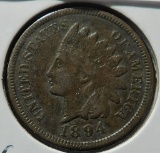 1894 Indian Cent - better date - VF/XF