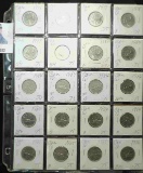 (20) Canada Caribou Quarters, carded, and in a plastic page. Dates 1975-1986. All high grade. Priced