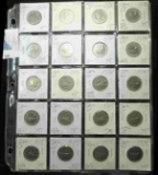 (20) Canada Caribou Quarters, carded, and in a plastic page. Dates 1974-1975. All high grade. Priced