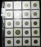 (20) Canada Caribou Quarters, carded, and in a plastic page. Dates 1975-1977. All high grade. Priced