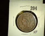 1848 Â  Large Cent, EF.