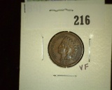 1891 Â  Â  Indian Head Cent, VF.