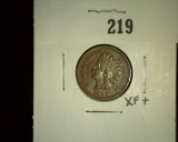 1908 Â  Â  Indian Head Cent, EF+. Â 