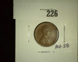 1917 P Lincoln Cent, Brown AU.