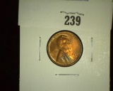 1940 D Lincoln Cent, Red-Brown Uncirculated.
