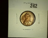1942-S Lincoln Cent, Red-Brown Uncirculated.