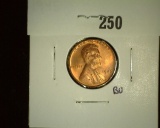 1945 P Lincoln Cent, Red Uncirculated.